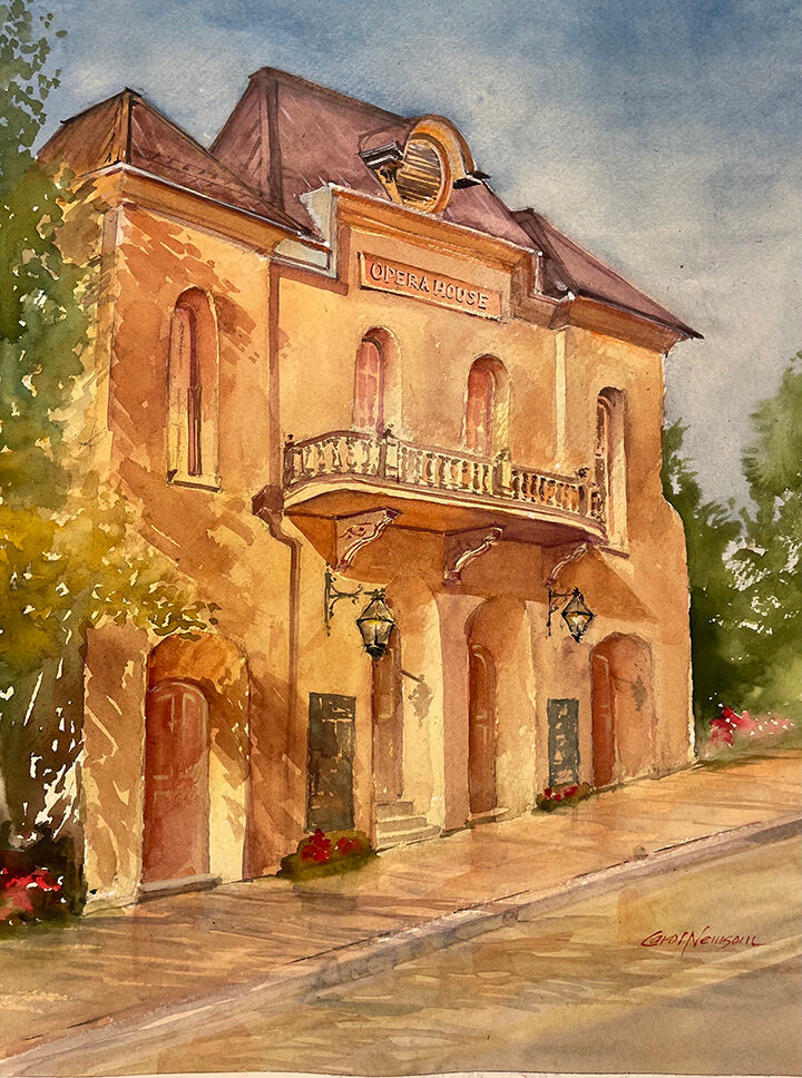 The majestic, historic Opera House in Central is always a favorite and a challenge to paint. Painted on location, Sept. 21, 2021...